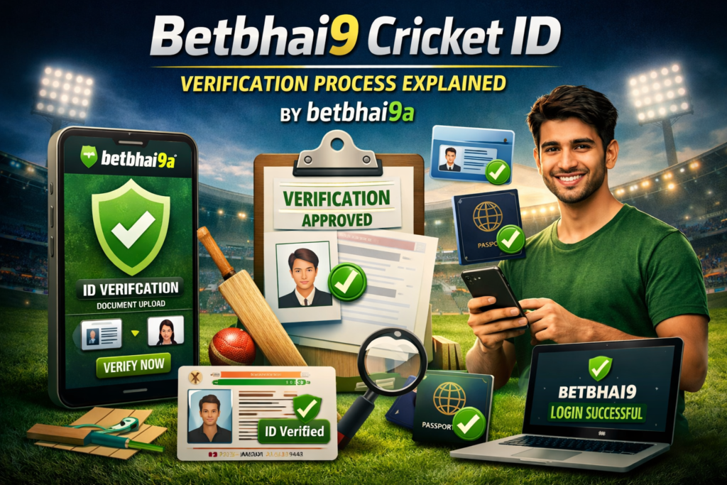 Betbhai9 Cricket ID Verification Process Explained by betbhai9a