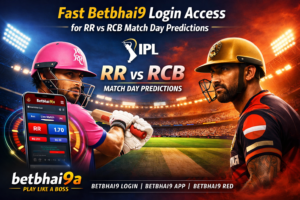 Fast Betbhai9 Login Access for RR vs RCB Match Day Predictions betbhai9a